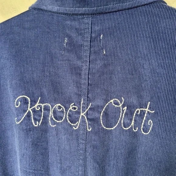 Urban Outfitters Knock Out Blue Quinn Shortie Corduroy Romper - Picture 14 of 16